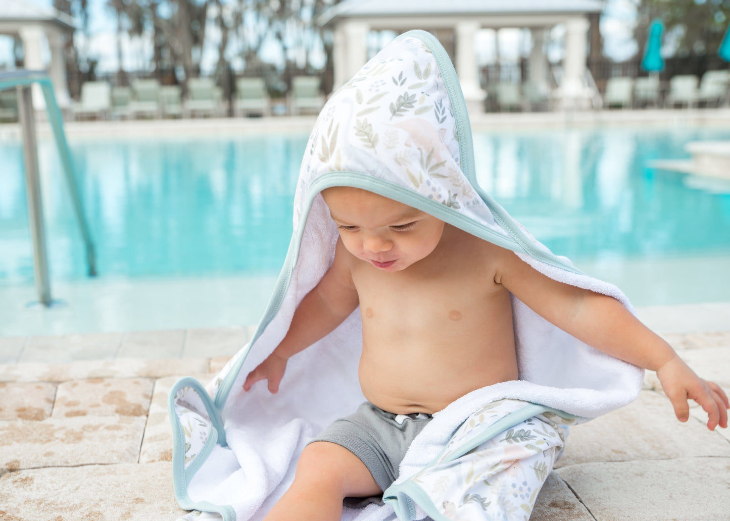 Premium Baby Knit Hooded Towel - Rex