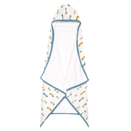 Premium Big Kid Hooded Towel - Speedster