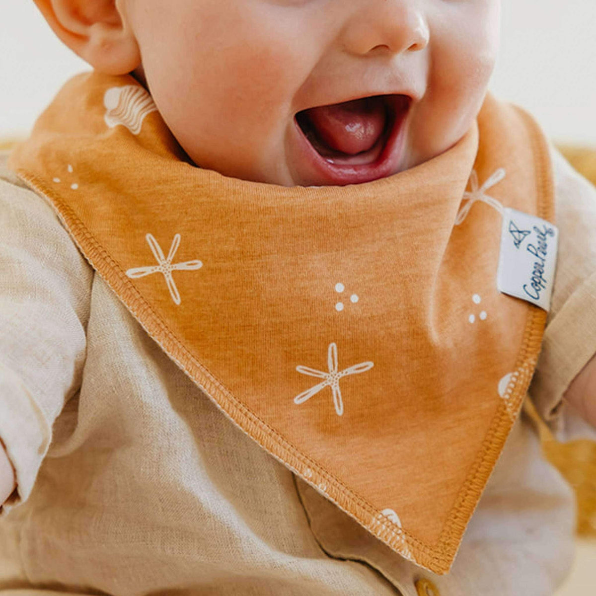 4 Pack Baby Bandana Bibs - Cove