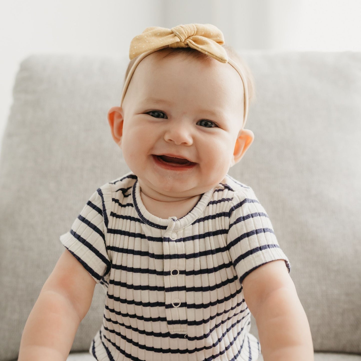 Classic Baby Bow - Marigold