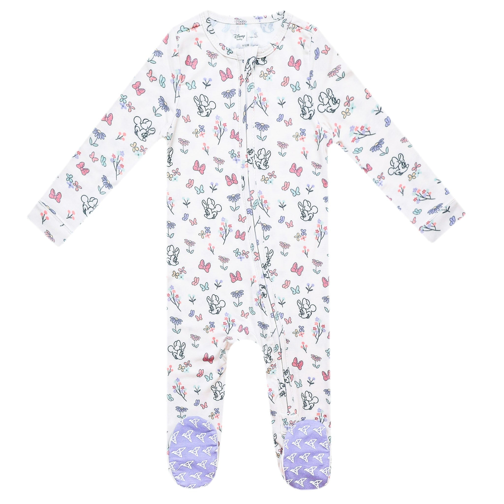 Zip-Up Footie Pajama - Minnie Mouse's Bowquet
