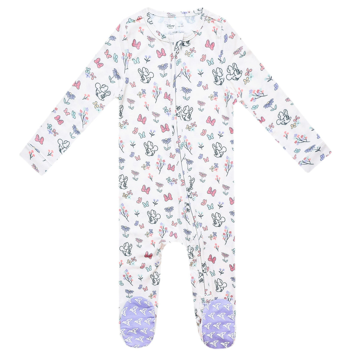 Zip-Up Footie Pajama - Minnie Mouse's Bowquet