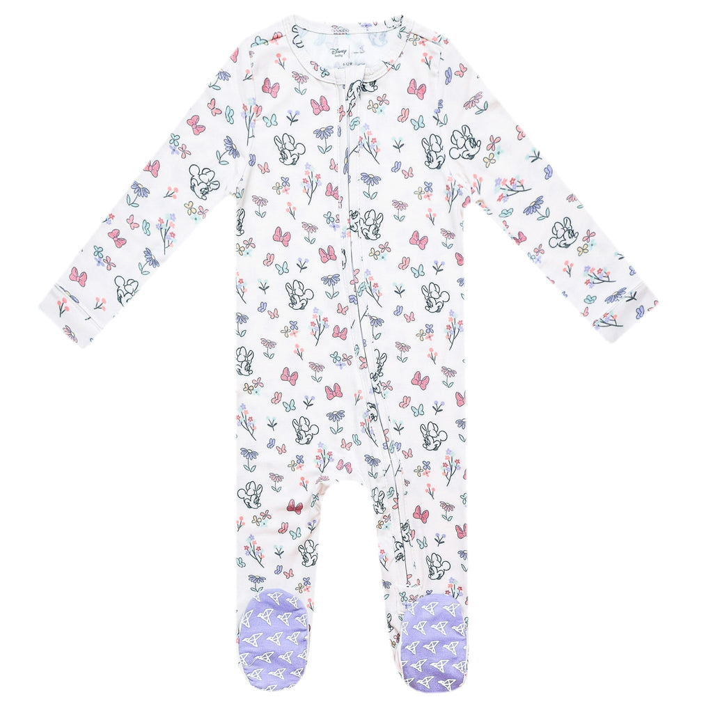 Zip-Up Footie Pajama - Minnie Mouse's Bowquet