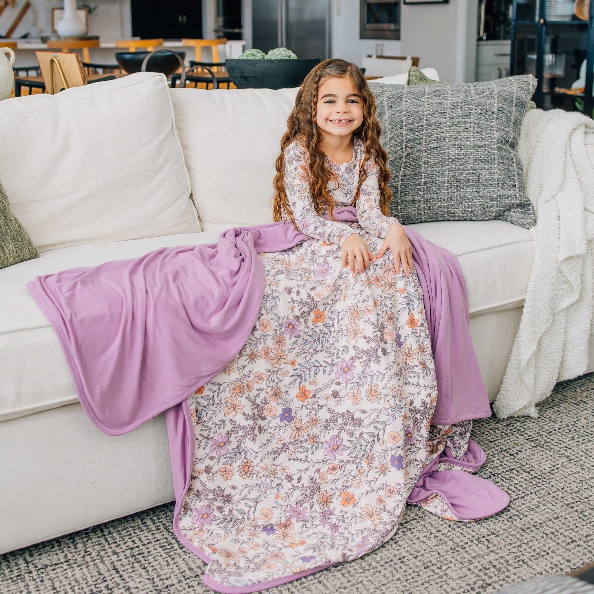 Three-Layer Jumbo Quilt - Flora
