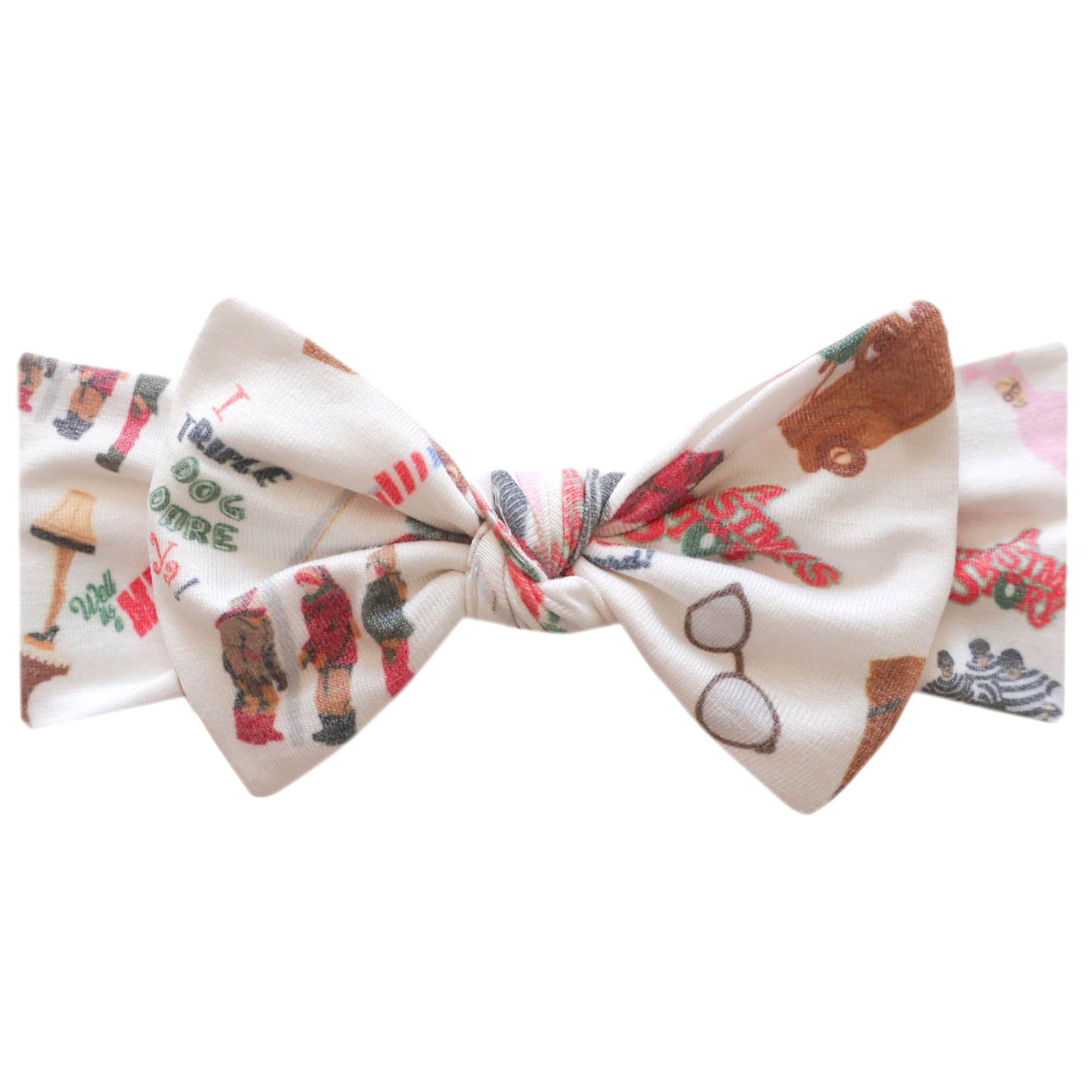 Knit Headband Bow - A Christmas Story