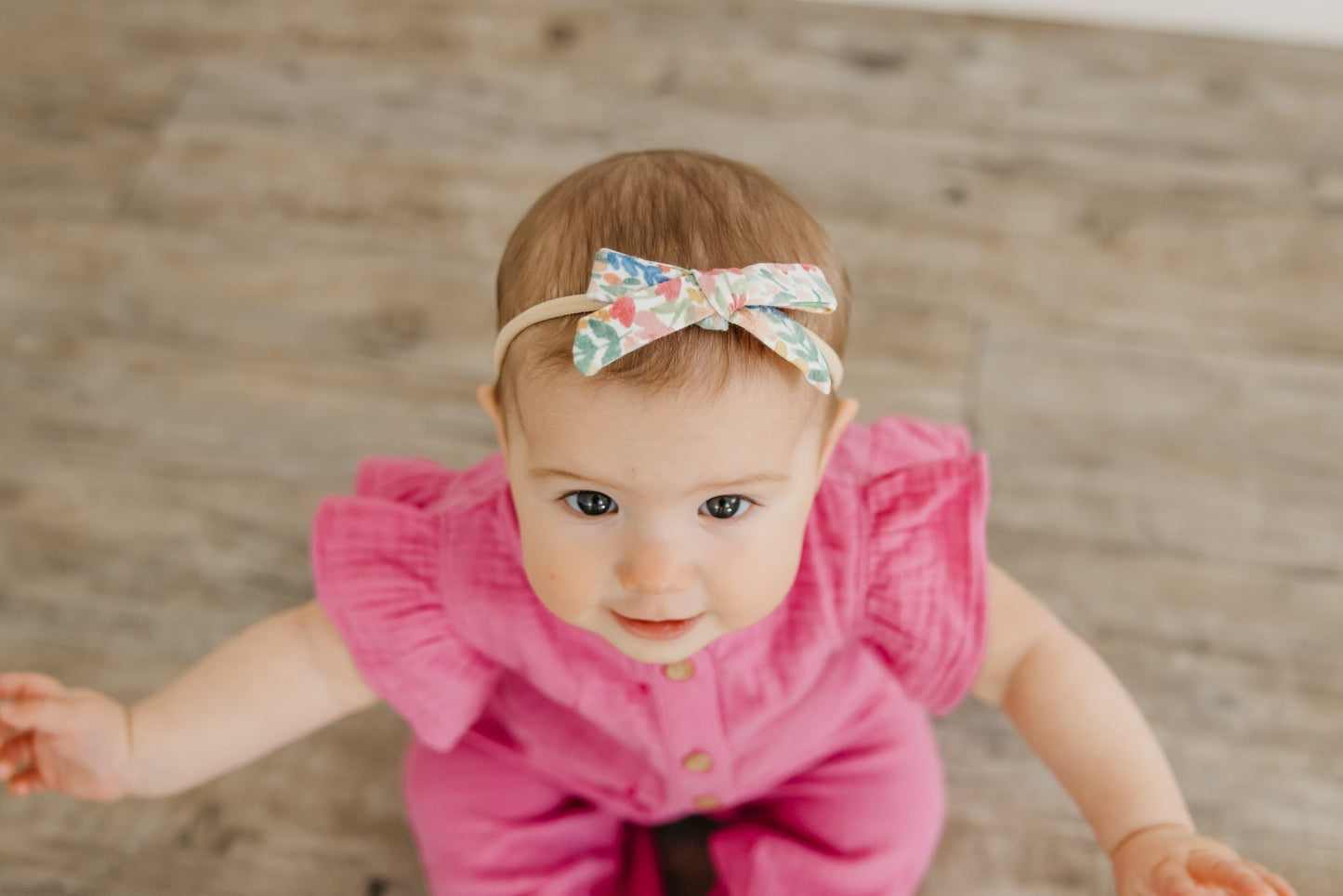Ribbon Baby Bow - Lark