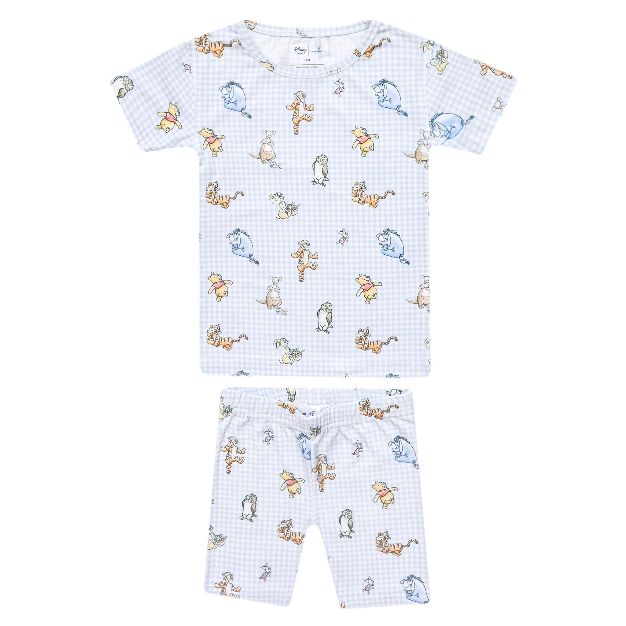 2pc Short Sleeve Pajama Set - Winnie the Pooh and Friends