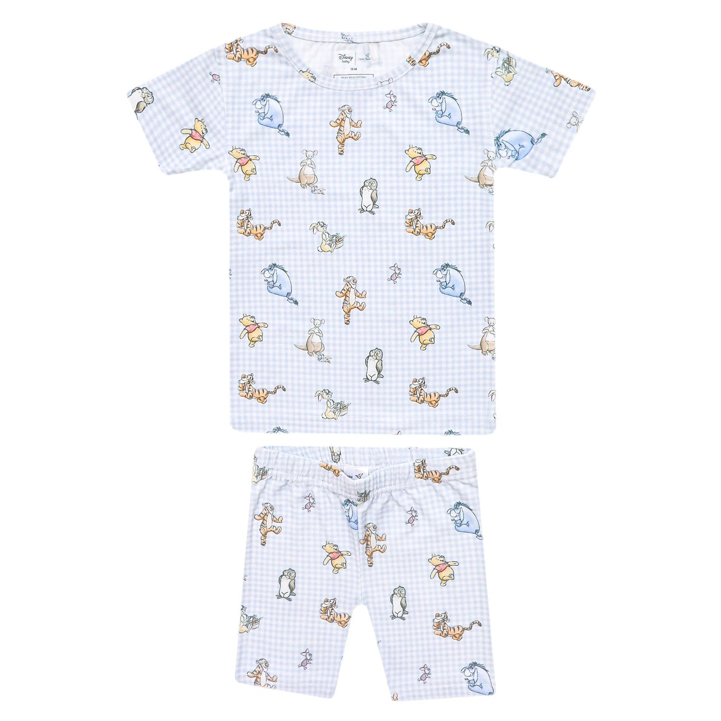 2pc Short Sleeve Pajama Set - Winnie the Pooh and Friends