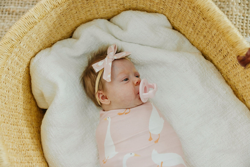Ribbon Baby Bow - Goosie