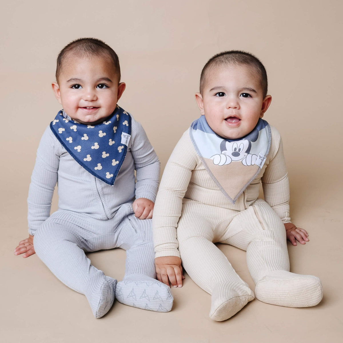 4 Pack Baby Bandana Bibs - Mickey Mouse and Friends