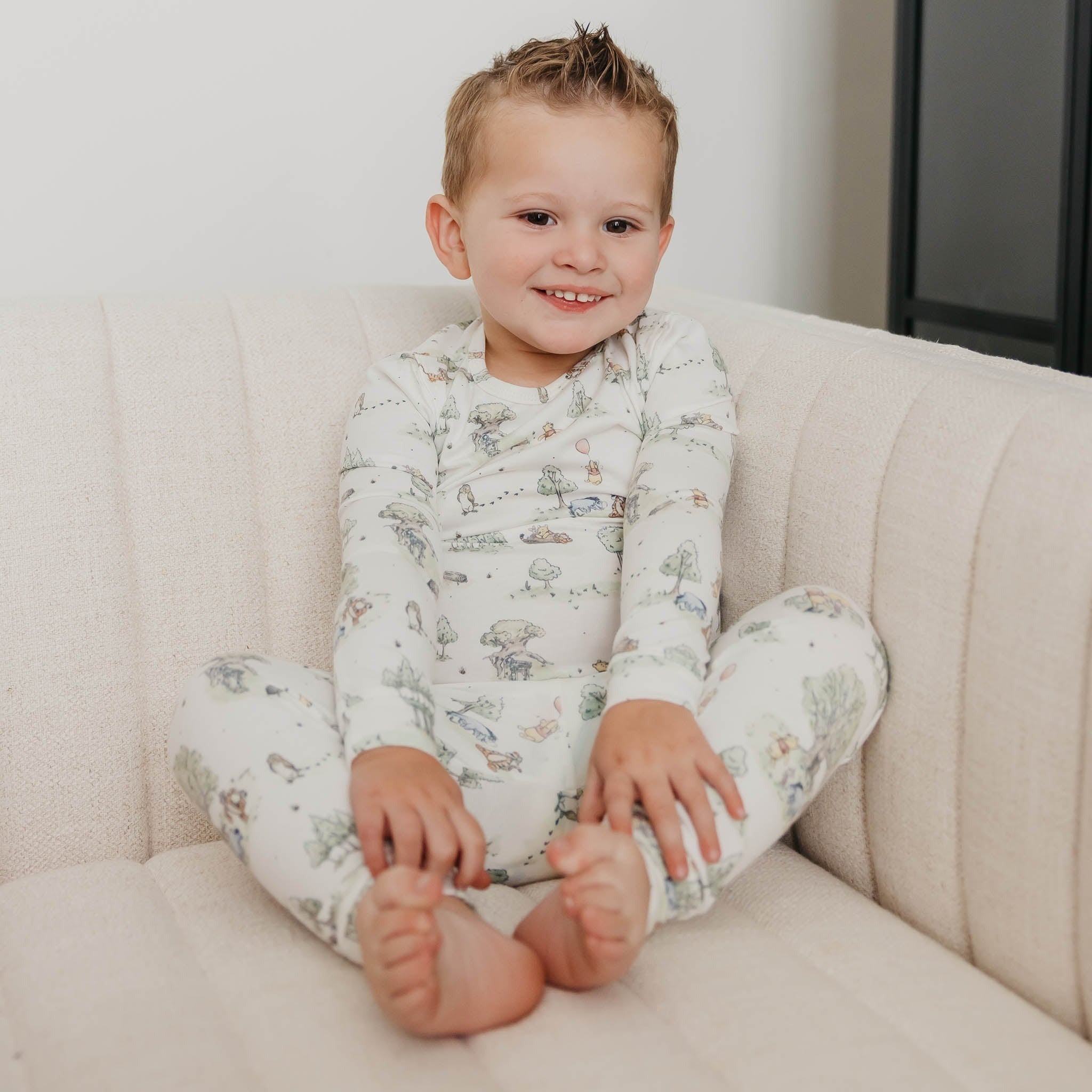 2pc Long Sleeve Pajama Set - Hundred Acre Wood