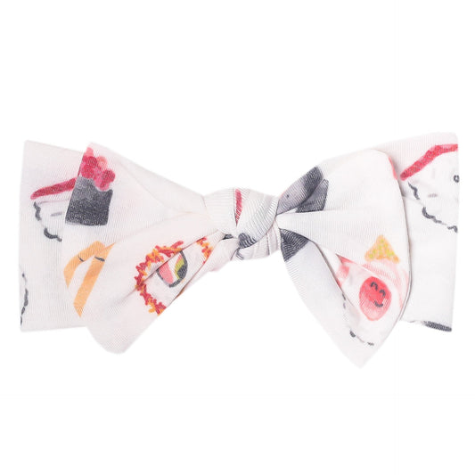 Knit Headband Bow - Baja