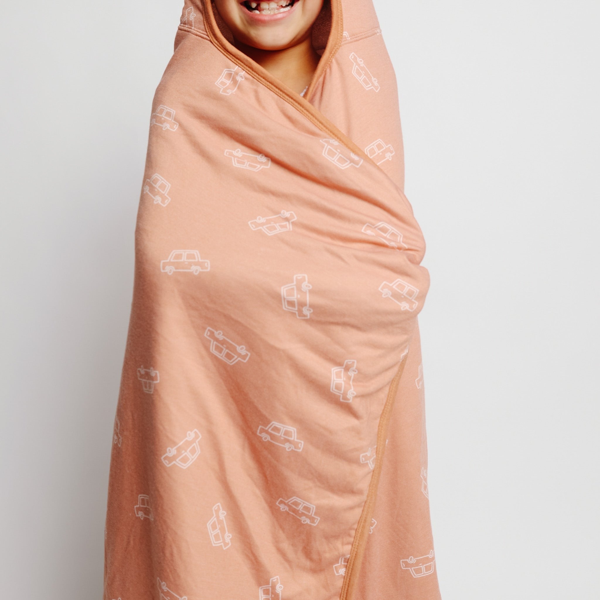 Premium Big Kid Hooded Towel - Cooper