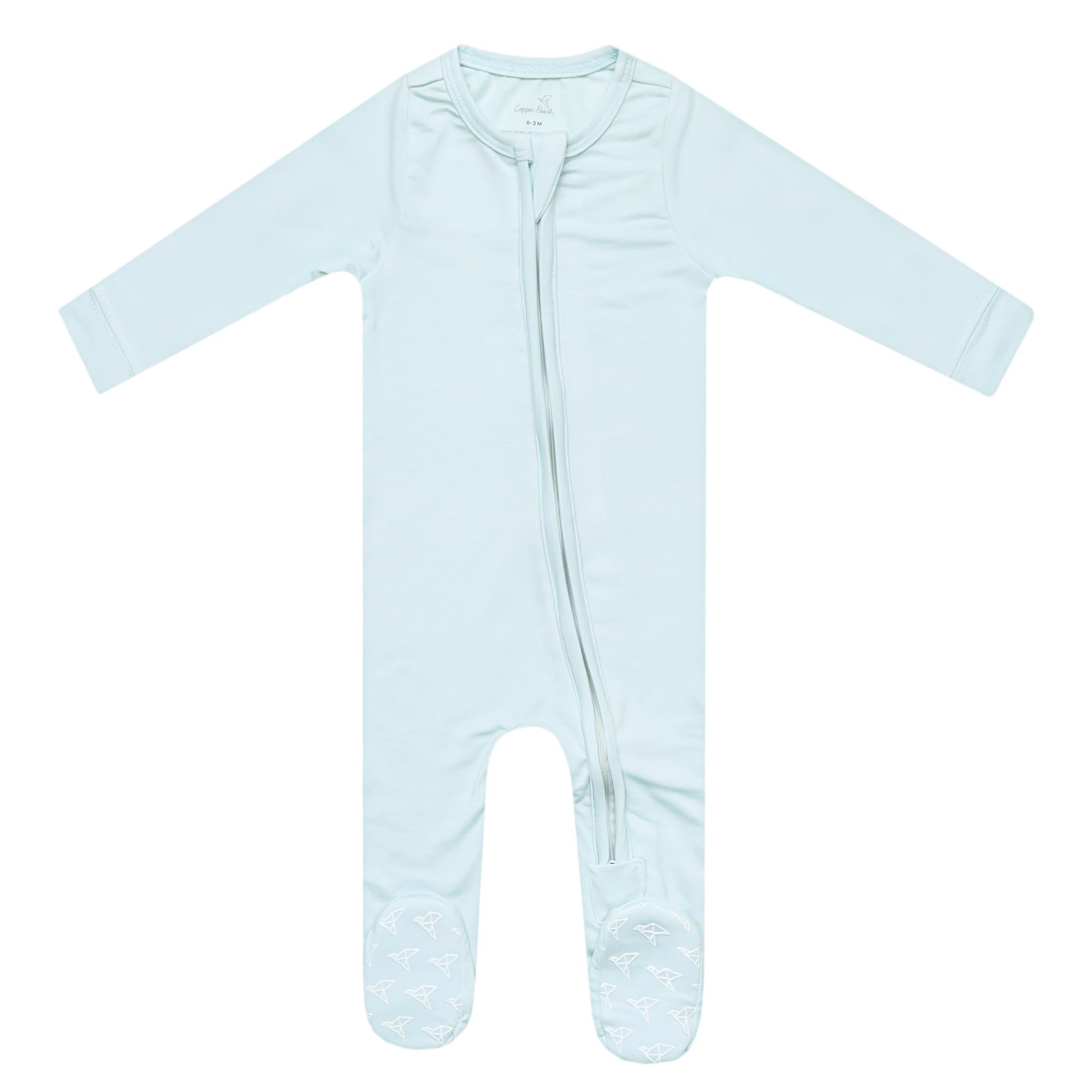 Zip-Up Footie Pajama - Air