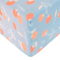Premium Knit Fitted Crib Sheet - Clementine