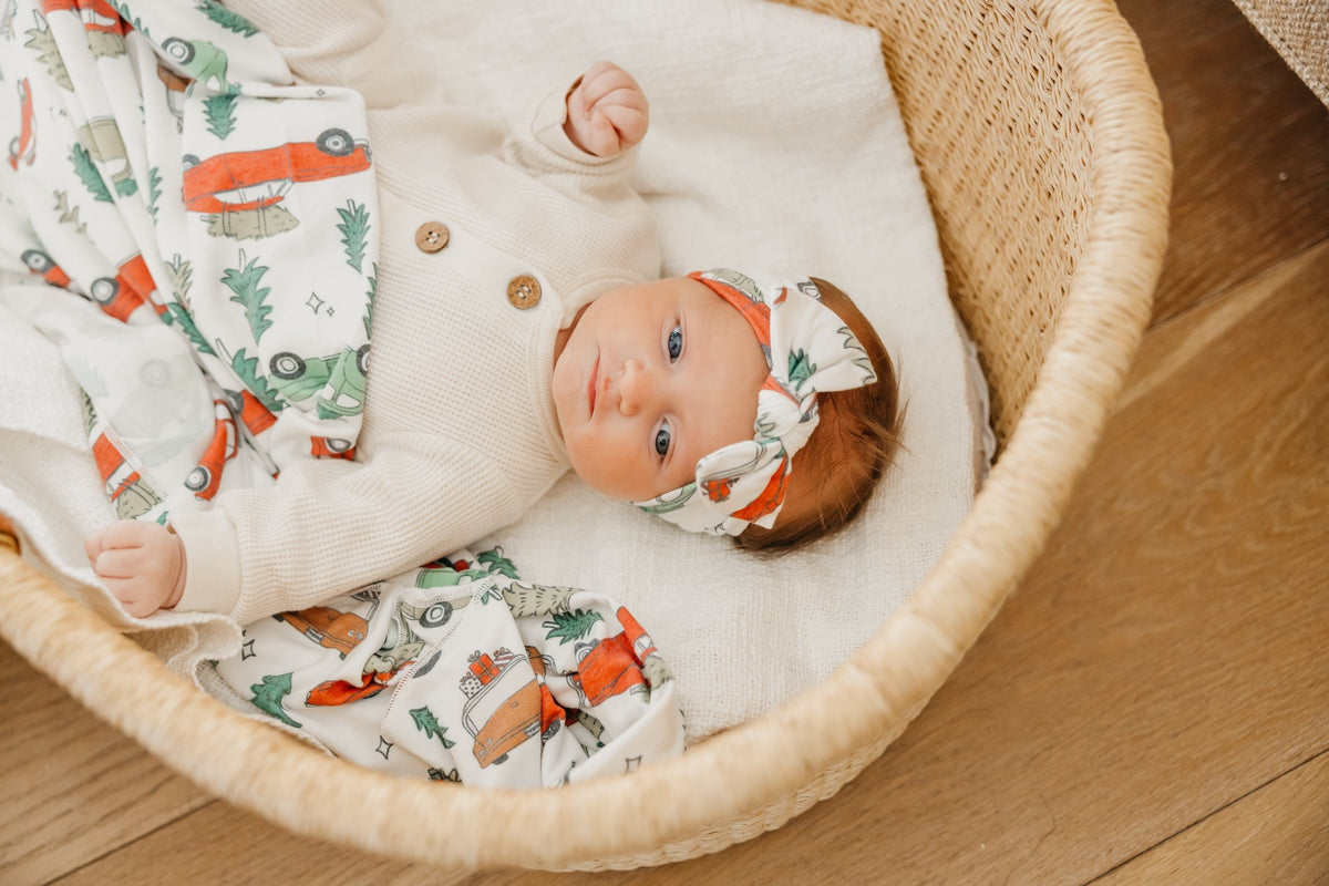 Knit Headband Bow - Griswold