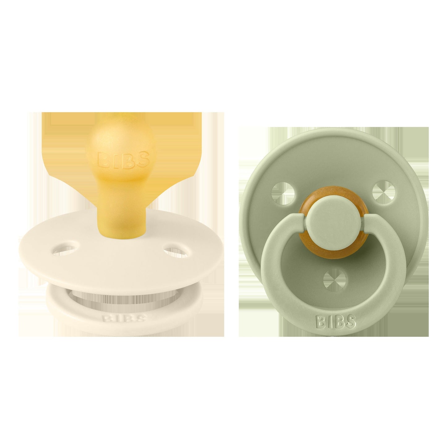 BIBS Colour 2 PACK Latex Ivory/Sage