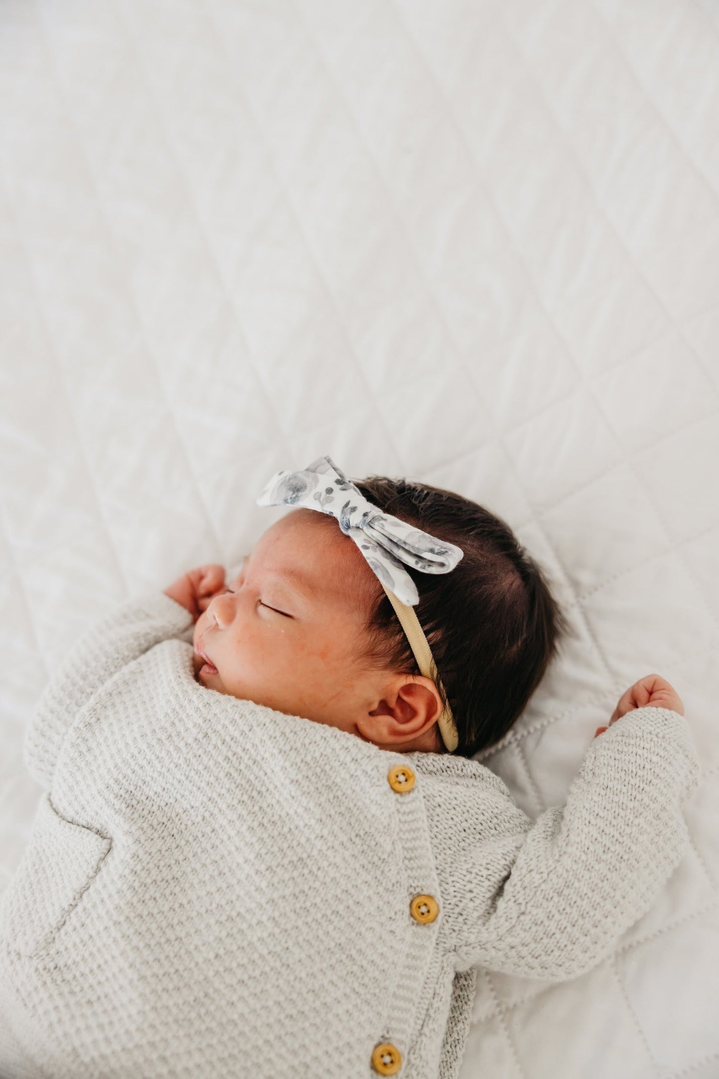 Ribbon Baby Bow - Rowan