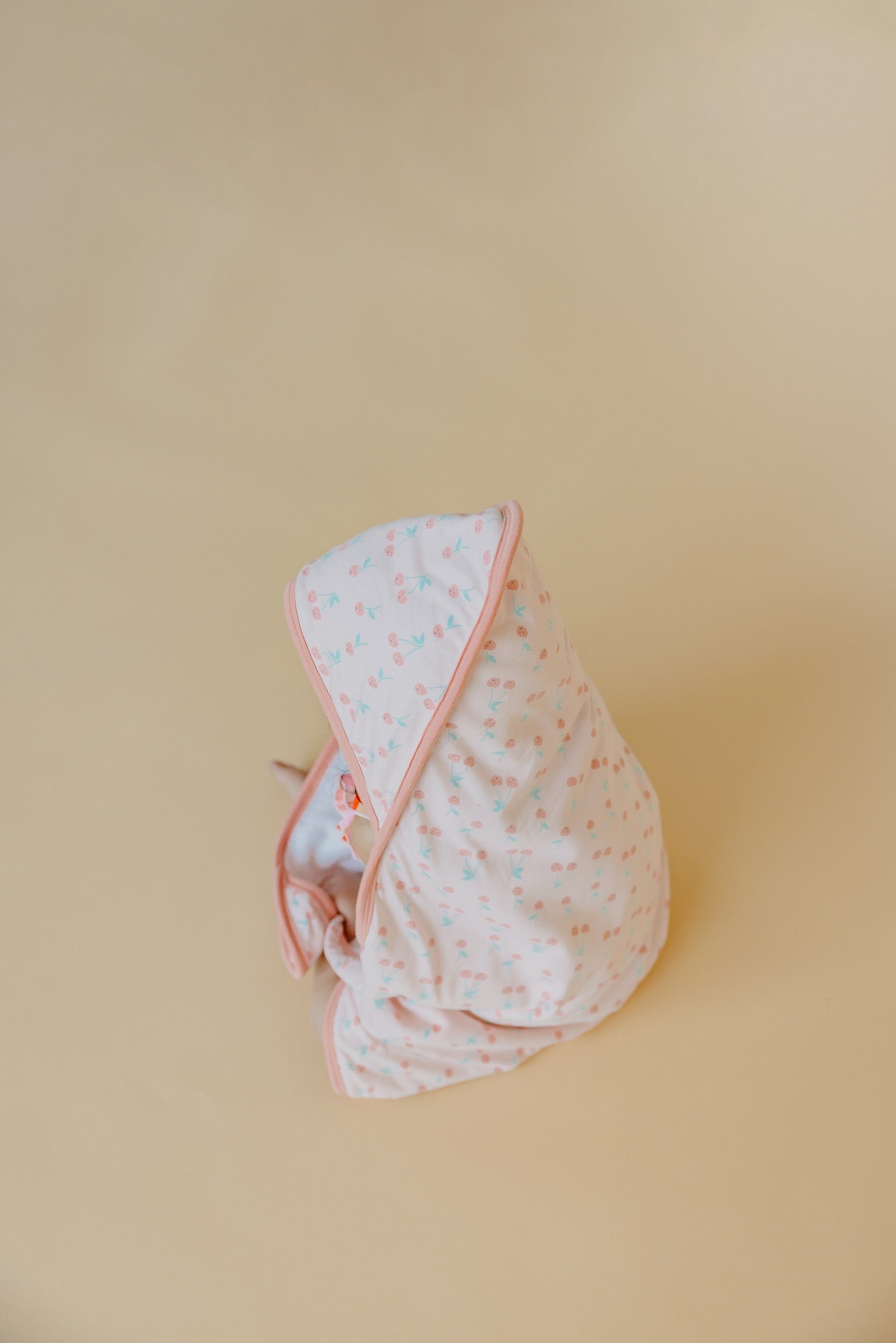 Premium Baby Knit Hooded Towel - Cheery