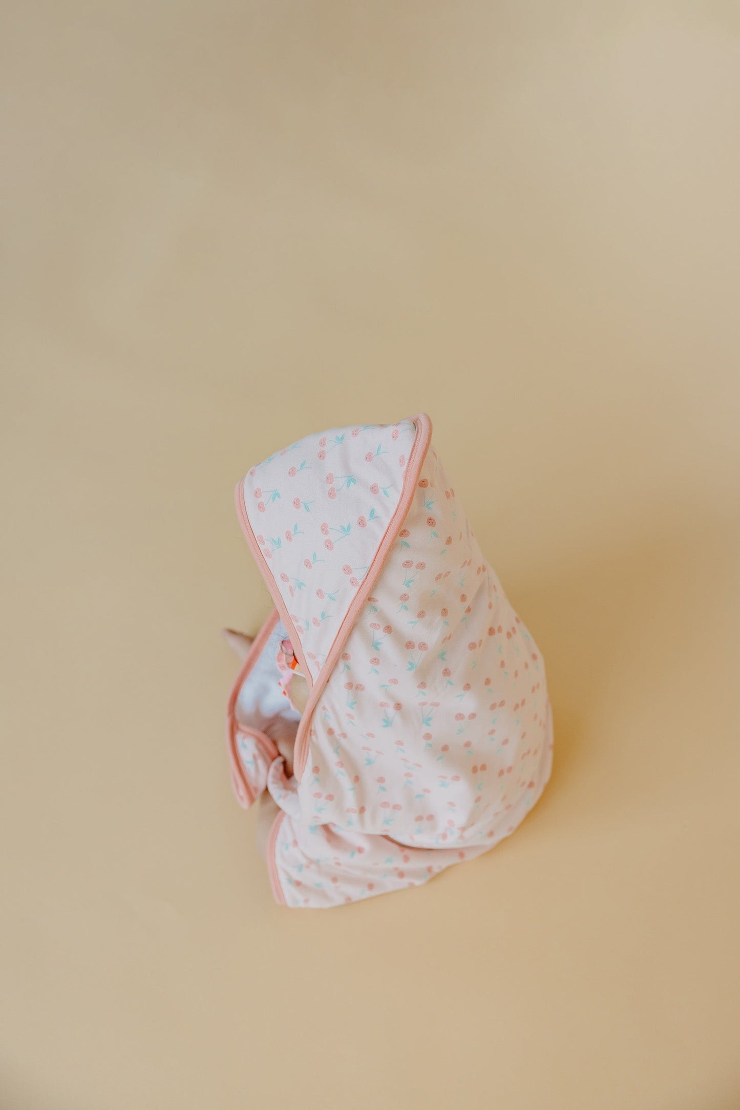 Premium Baby Knit Hooded Towel - Cheery