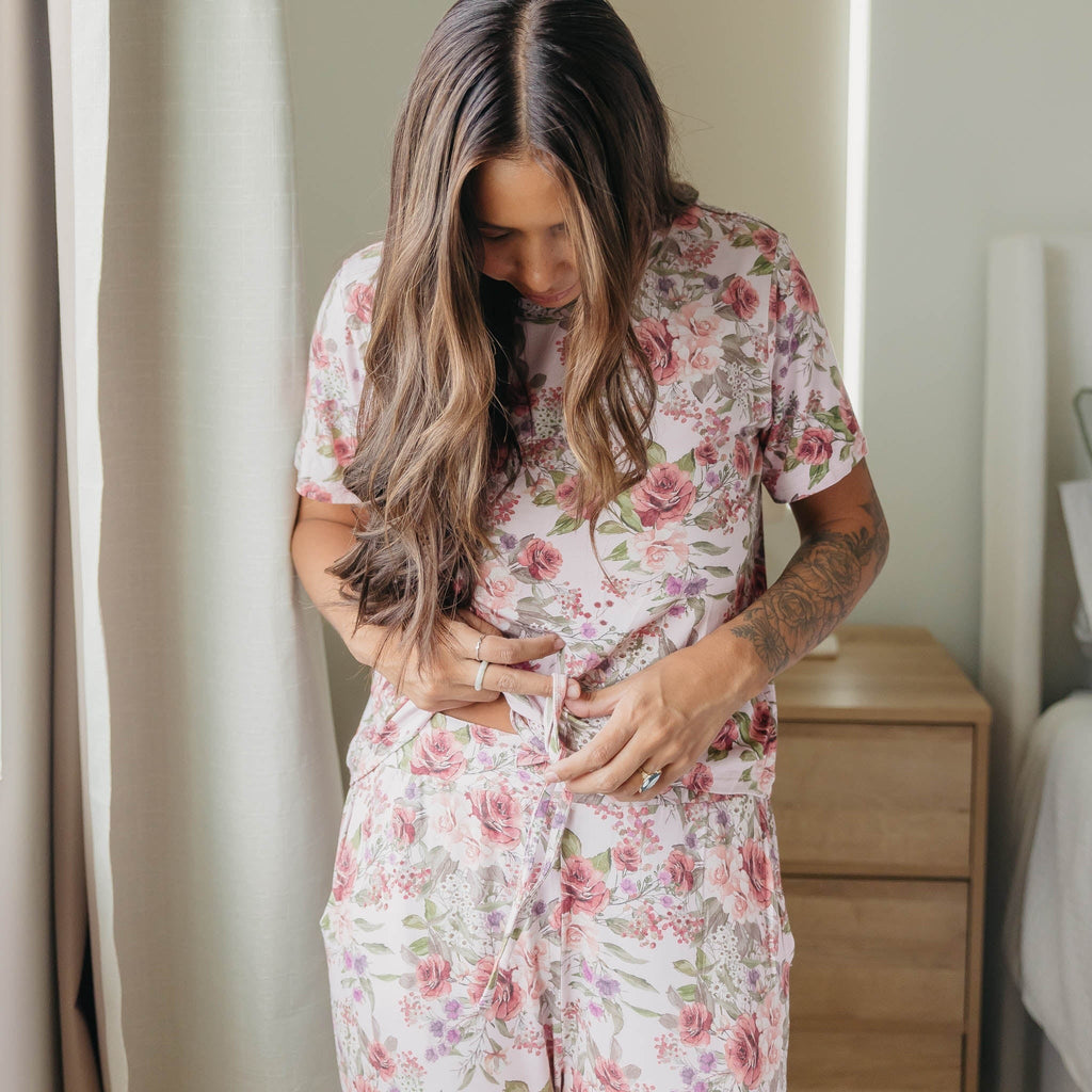 Bamboo Women's Short Sleeve Pajamas - Deborah