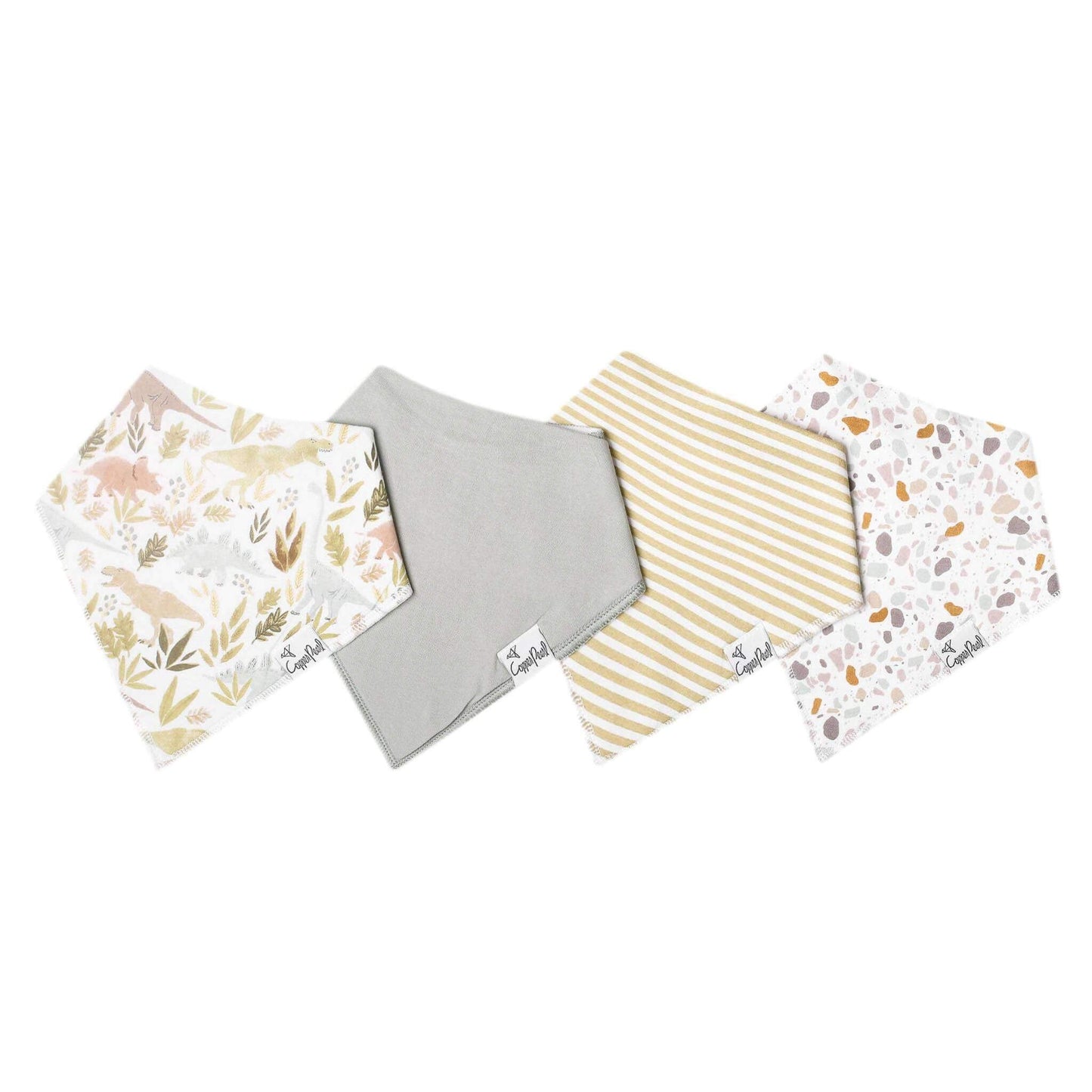 4 Pack Baby Bandana Bibs - Rex