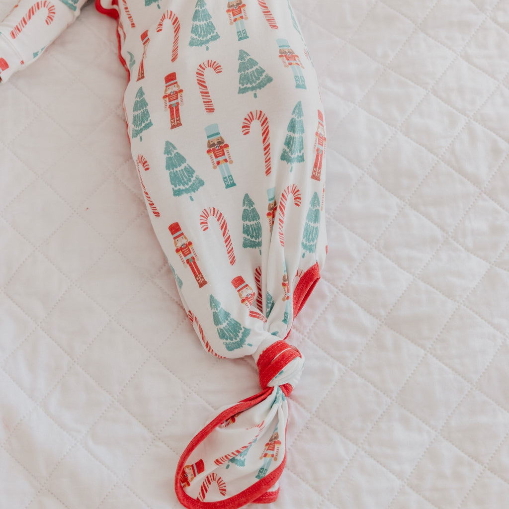 Newborn Knotted Gown - Nicholas