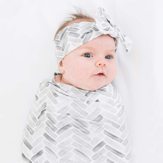 Knit Swaddle Blanket - Alta