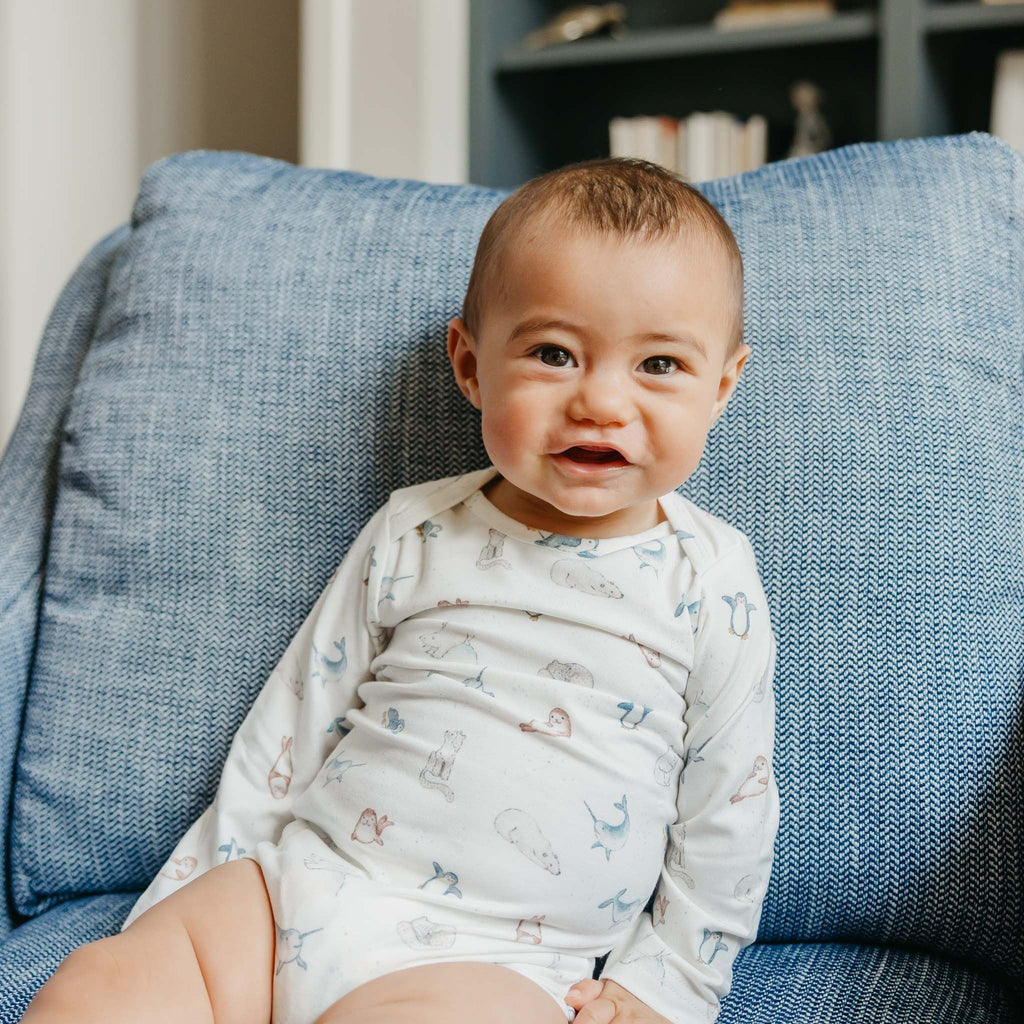 Long Sleeve Bodysuit - Arctic Wonder