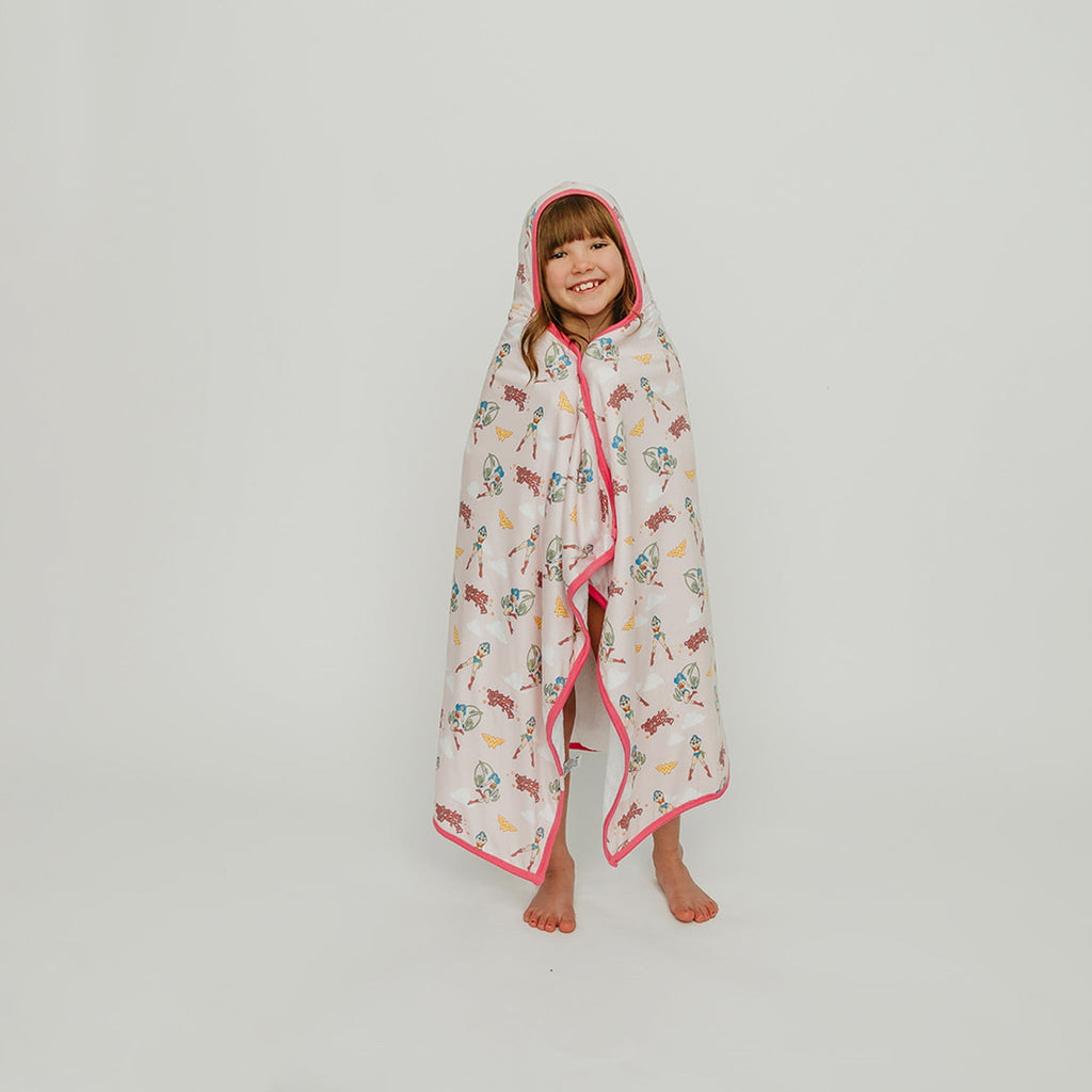 Premium Big Kid Hooded Towel - Wonder Woman