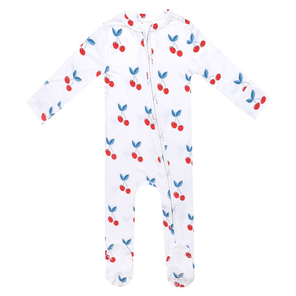 Bamboo Zip-Up Footie Pajama - Talia