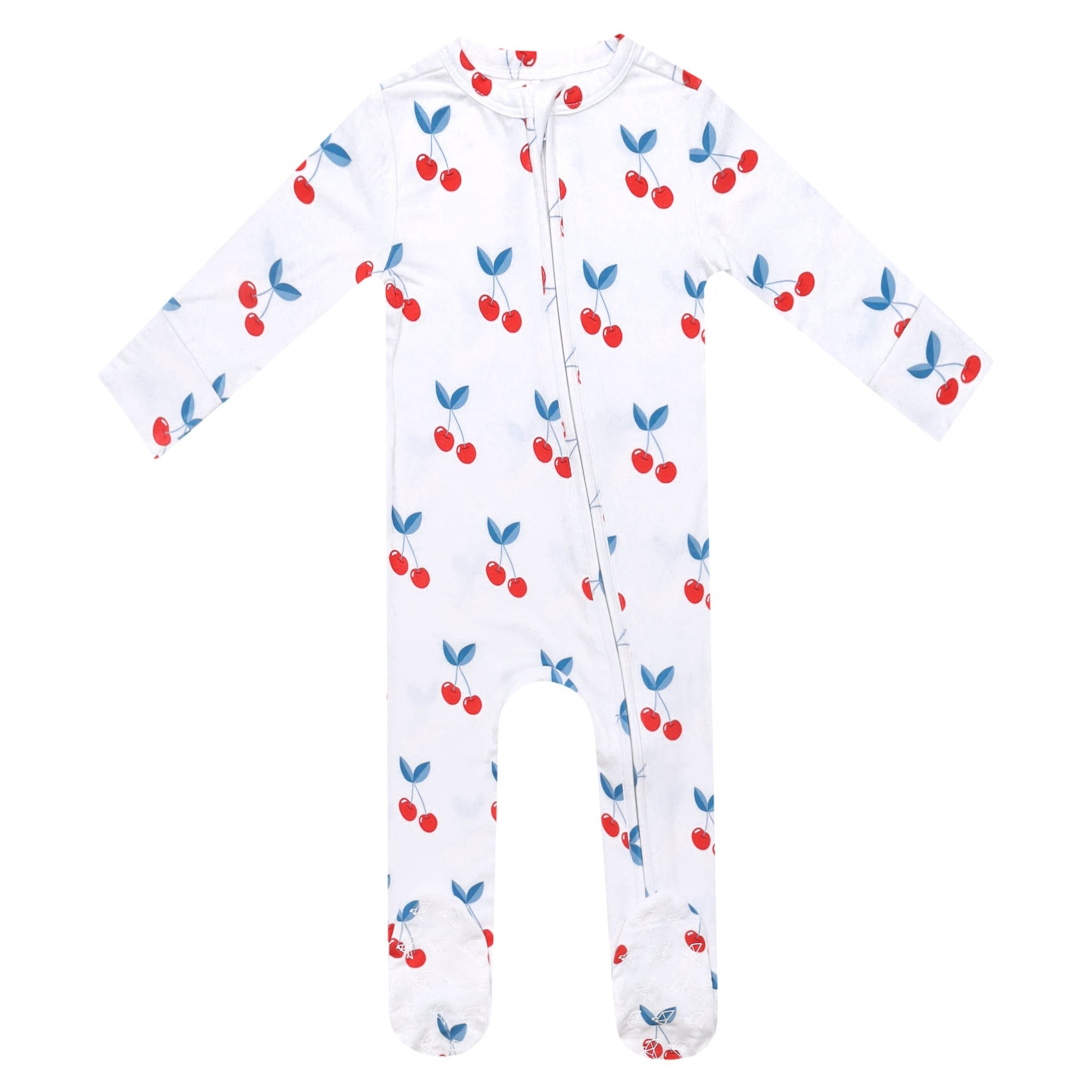 Bamboo Zip-Up Footie Pajama - Talia