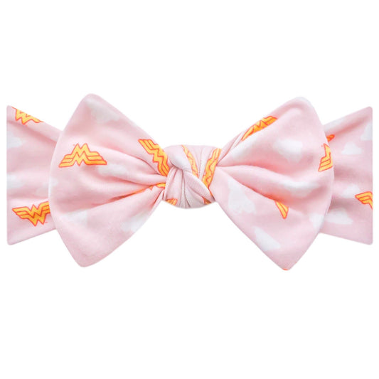 Knit Headband Bow - Wonder Woman