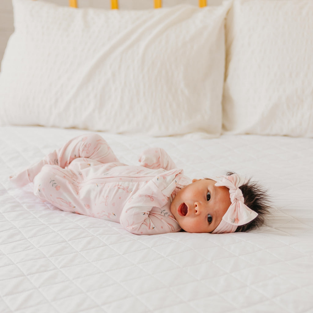 Convertible Zip-Up Footie Pajama - Adelia