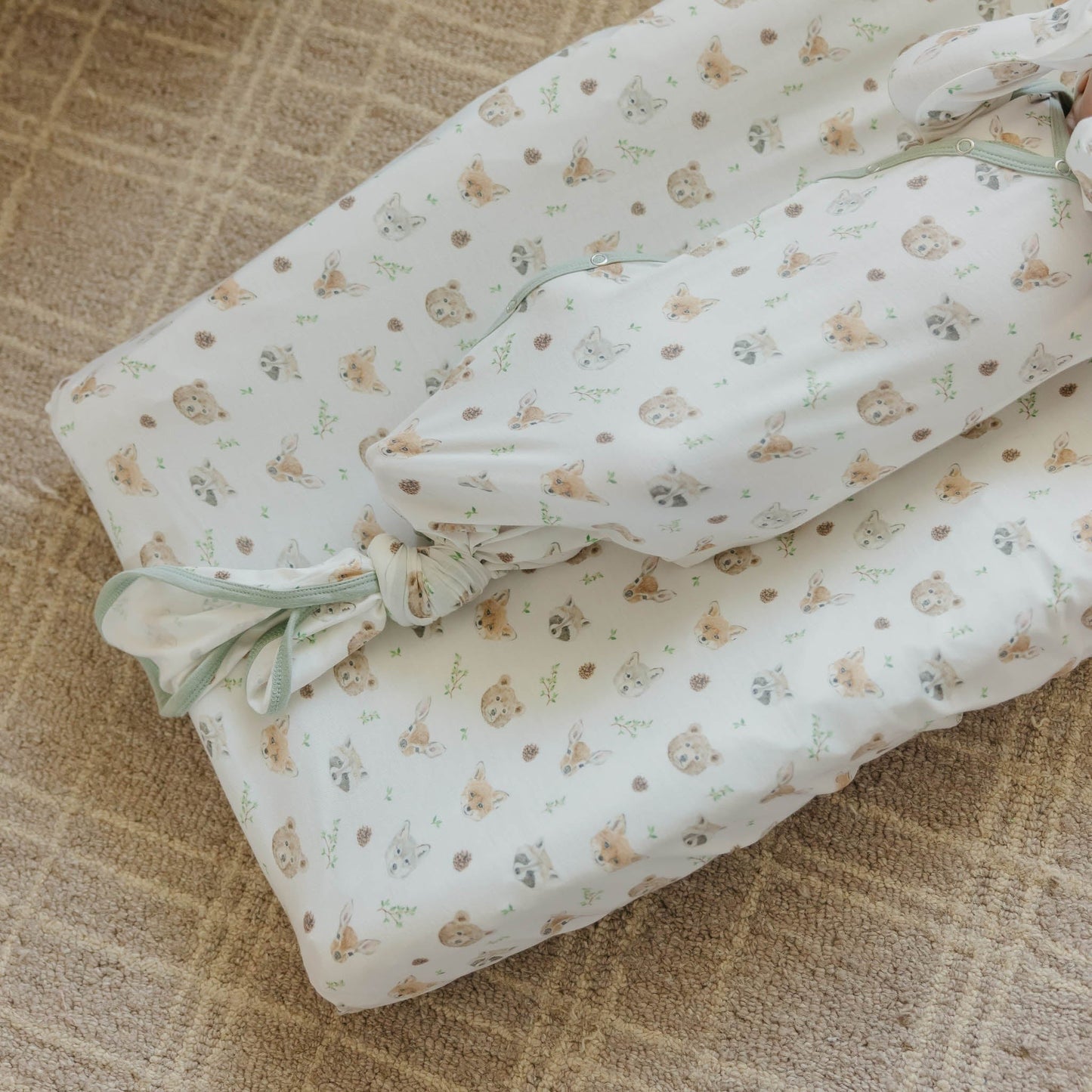 Premium Knit Diaper Changing Pad Cover - Wilder