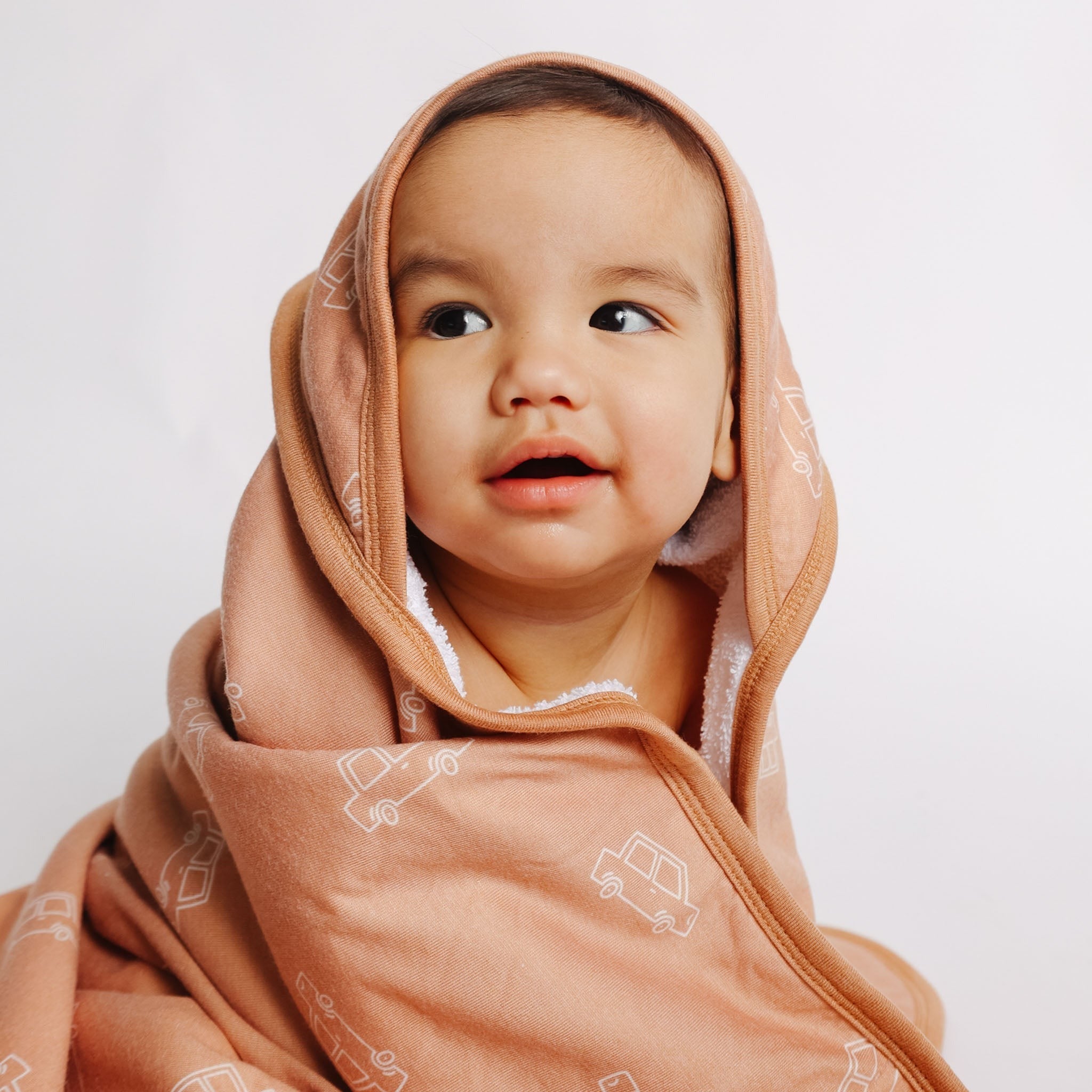 Premium Baby Knit Hooded Towel - Cooper