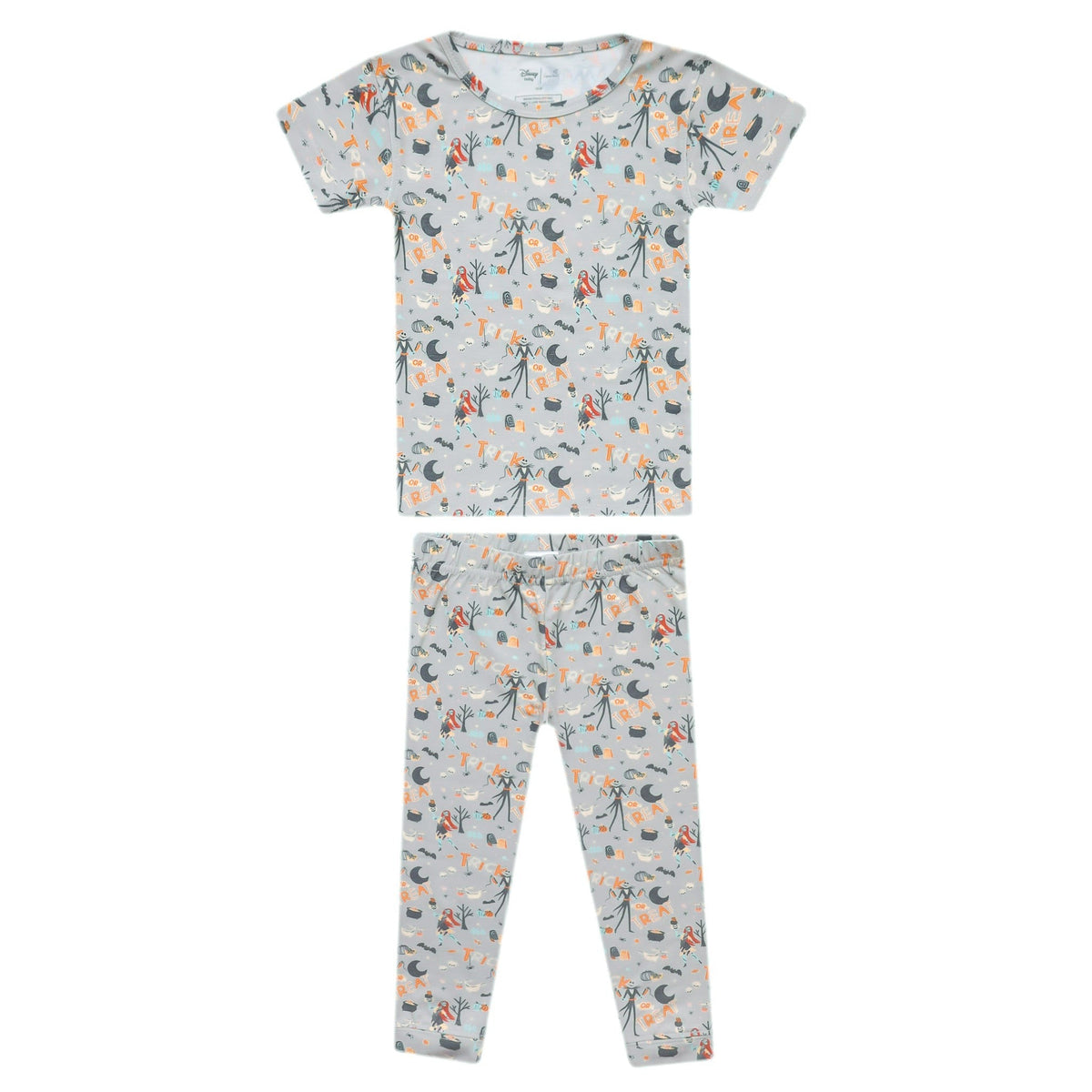 2pc Short Sleeve Pajamas with Pants - Nightmare Before Christmas