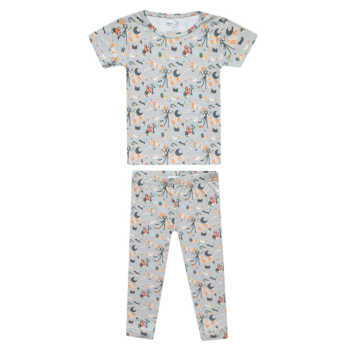 2pc Short Sleeve Pajamas with Pants - Nightmare Before Christmas