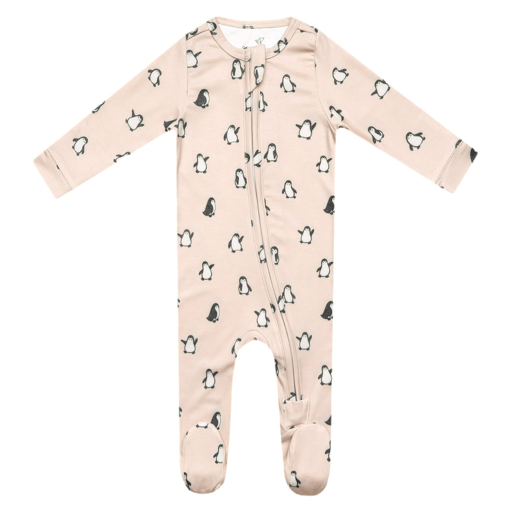 Zip-Up Footie Pajama - Penguins