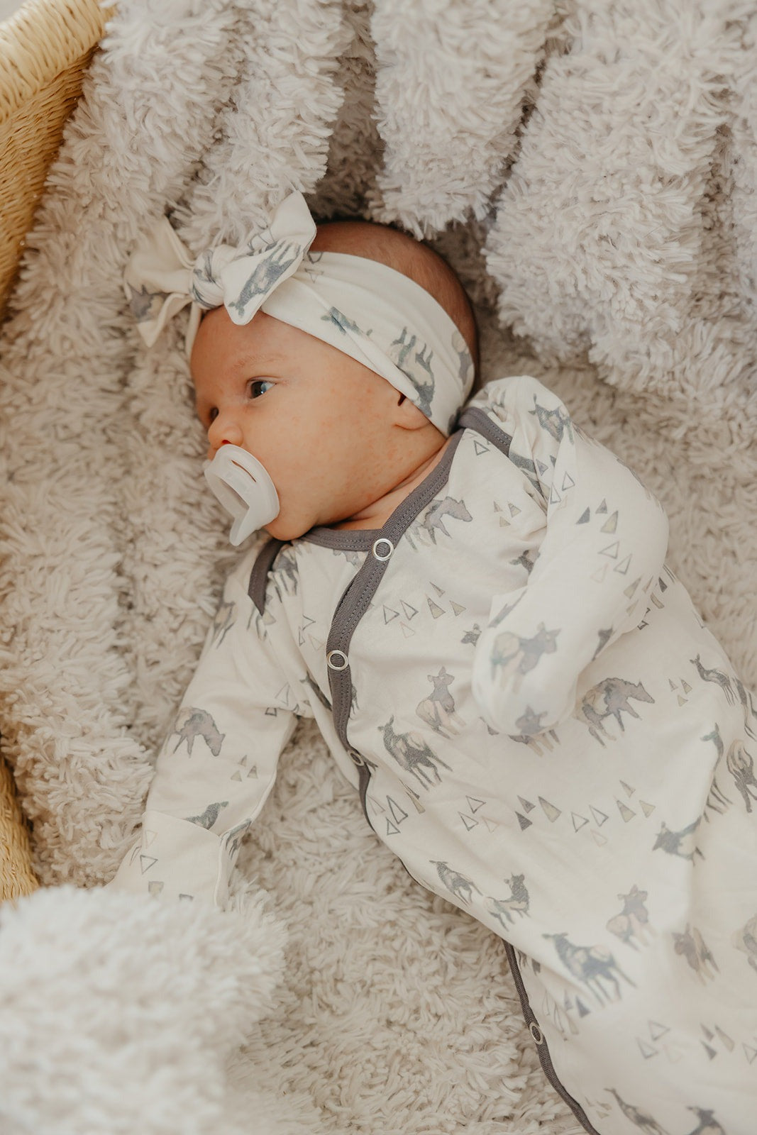 Knit Headband Bow - Cody