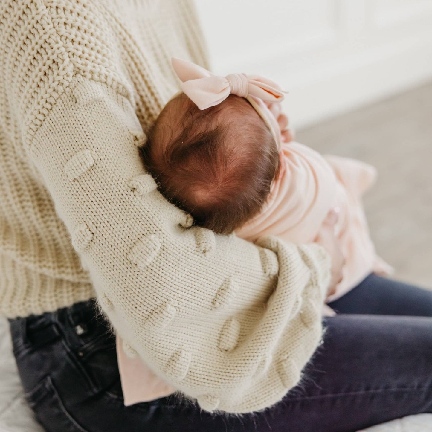 Classic Baby Bow - Blush