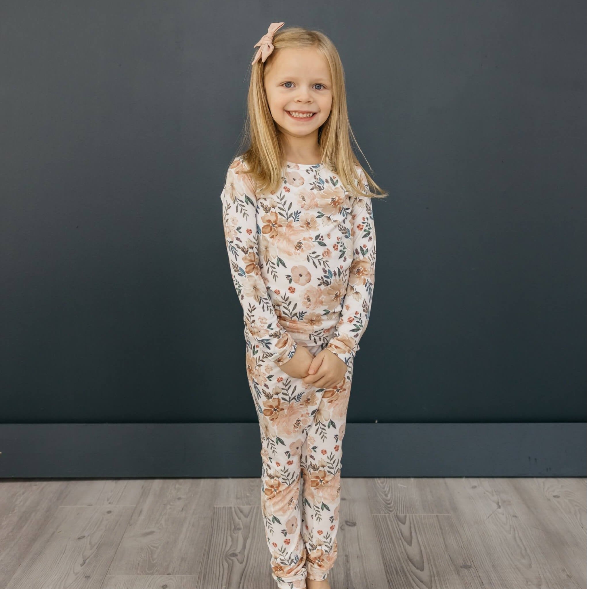 2pc Long Sleeve Pajama Set - Autumn