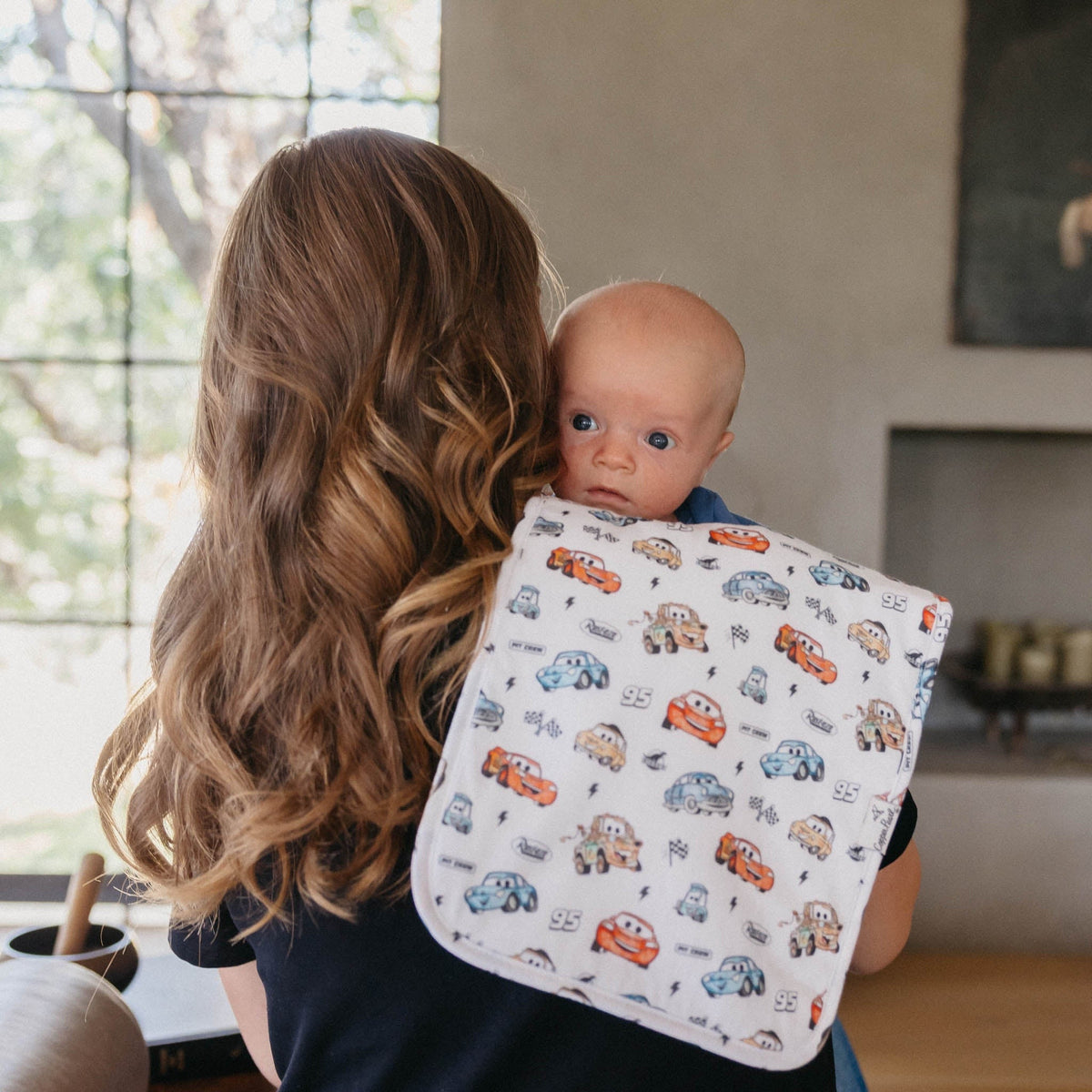 3 Pack Premium Burp Cloths - Disney Pixar Cars