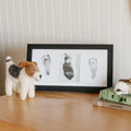 Matte Black DIY Handprint & Footprint Kit with Frame
