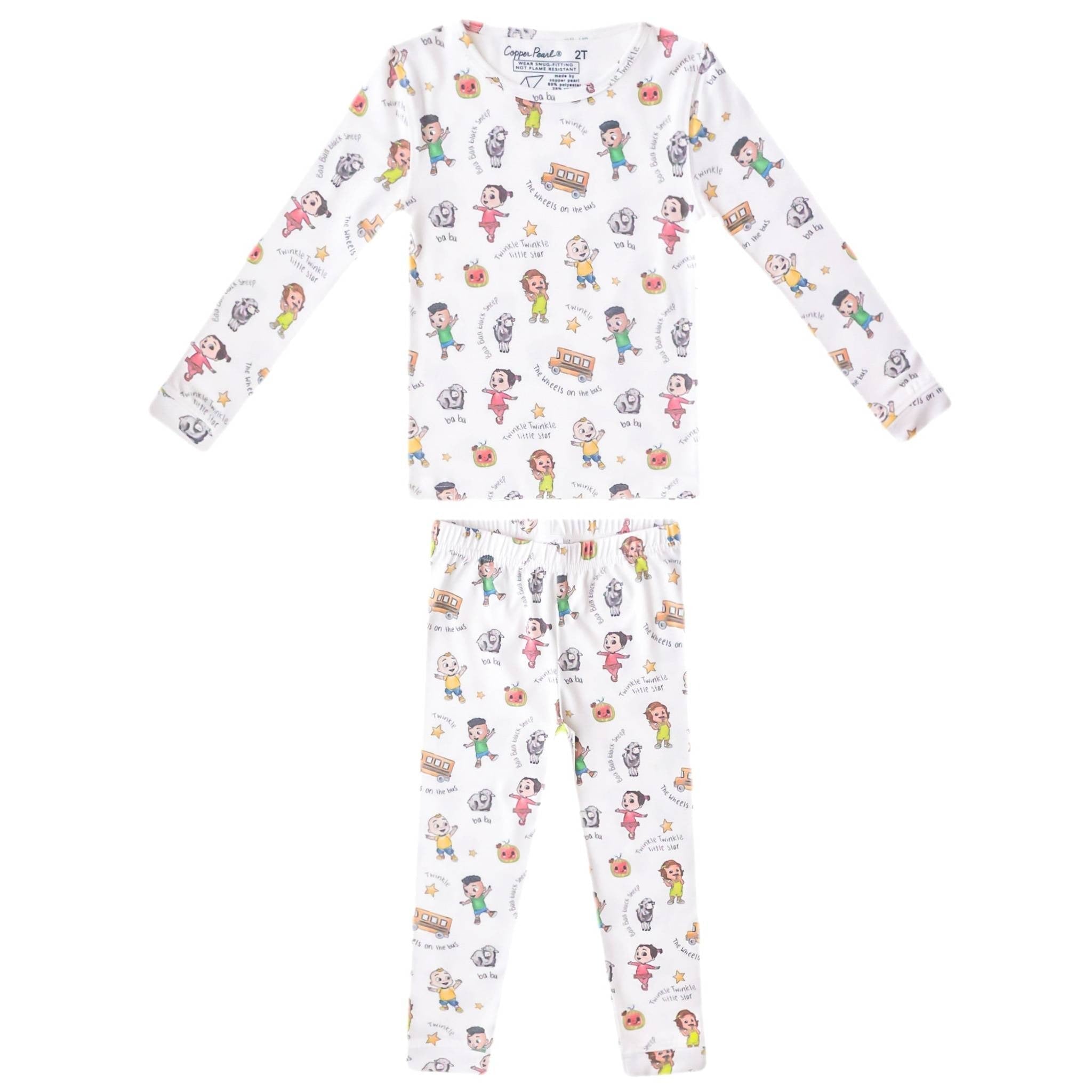 2pc Long Sleeve Pajama Set - CoComelon Friends
