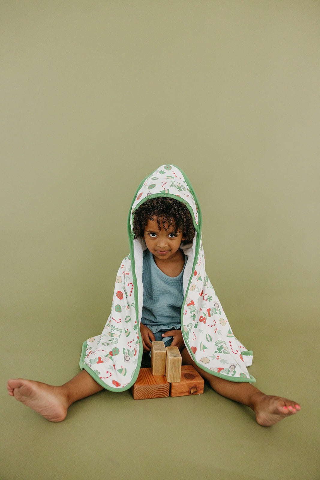Premium Baby Knit Hooded Towel - Elf