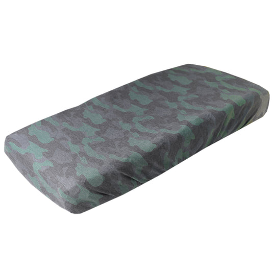 Premium Knit Diaper Changing Pad Cover - Hunter
