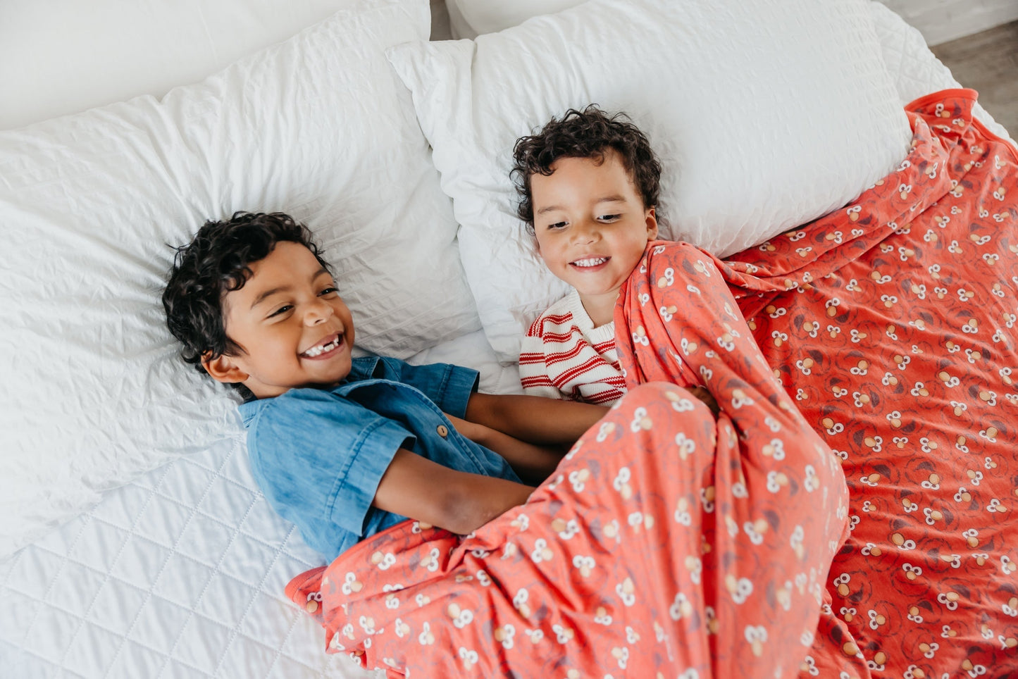 Three-Layer Jumbo Quilt - Elmo