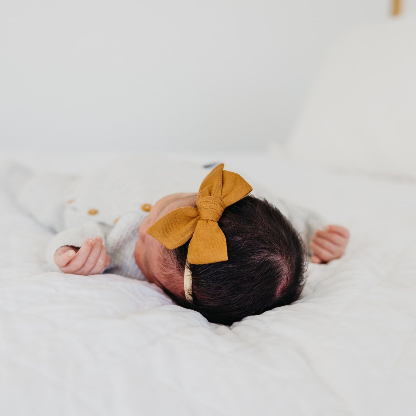 Classic Baby Bow - Camel