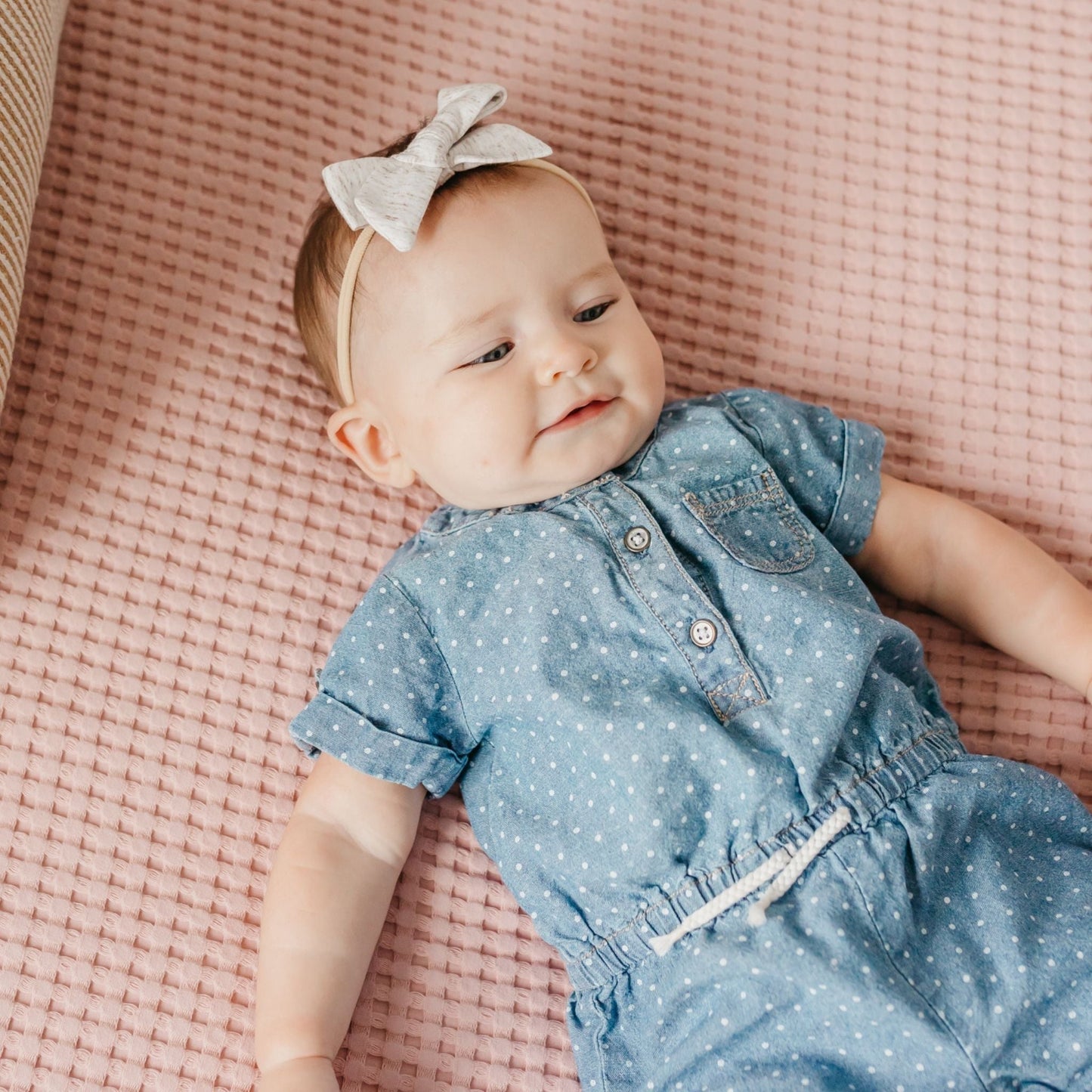 Classic Baby Bow - Oat